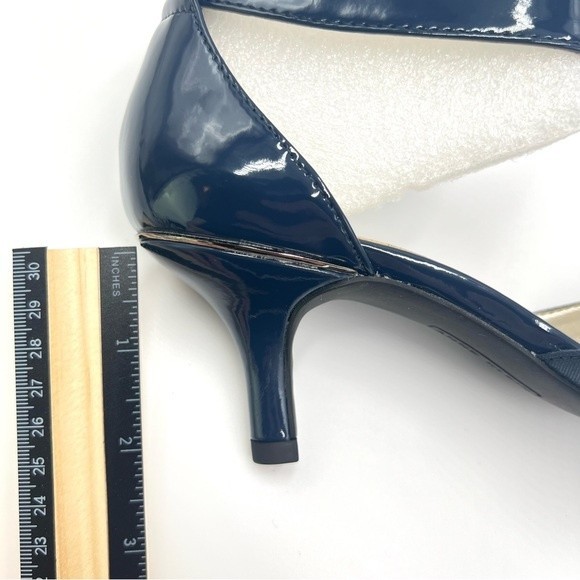 Anne‎ Klein Women's Fabulist Navy Blue Point Toe Kitten Heels Pumps Shoes 6 NEW - Picture 14 of 15